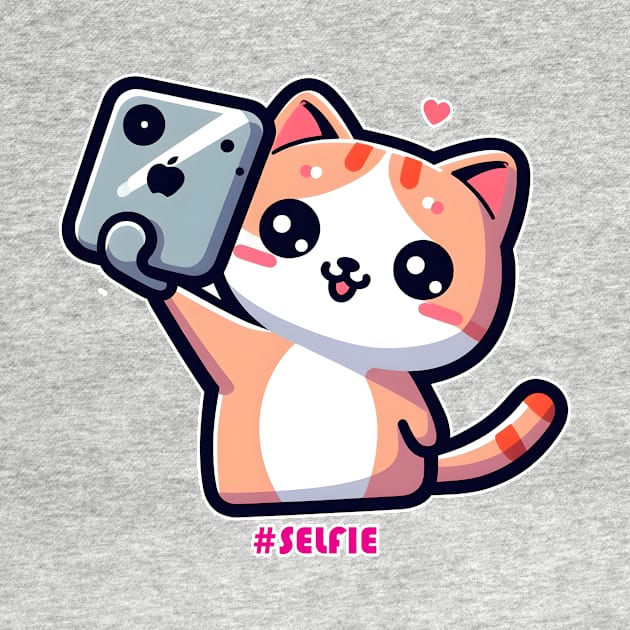 Cat Selfie by Rawlifegraphic